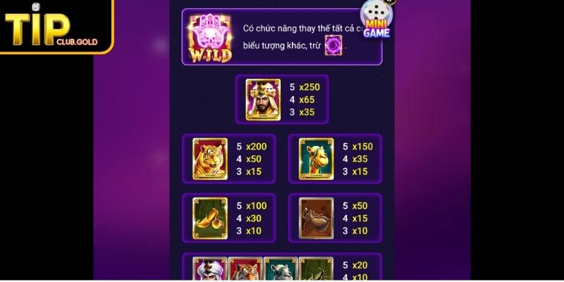 Biểu tượng trong Bảo Vật Ba Tư TIPCLUB bạn cần biết