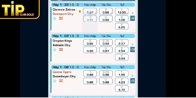 Dữ liệu cập nhật tại K Sport TIPCLUB nhanh chóng