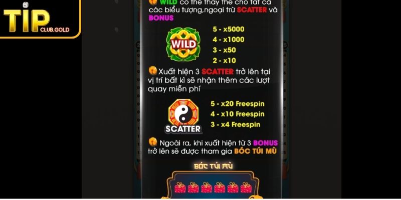 Cơ chế nổ liên tiếp trong Mèo Thần Tài TIPCLUB