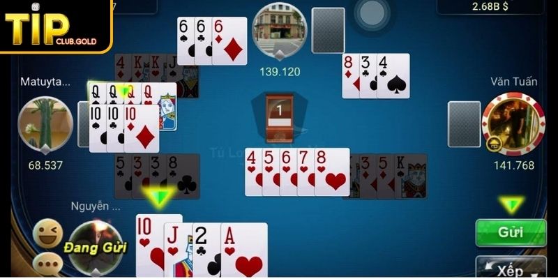 Kết thúc ván Phỏm TIPCLUB