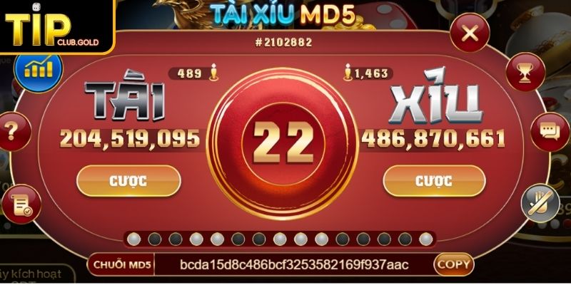 Khám phá game Tài Xỉu MD5 TIPCLUB